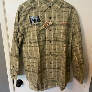 Men's Green Casual Button Down Shirt